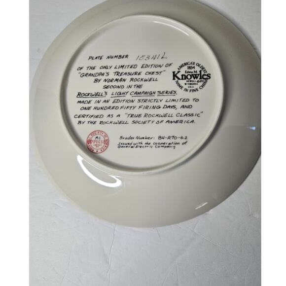 VTG Norman Rockwell Light Campaign Series "Evenings Ease" "Grandpa's Treasures" - Picture 6 of 10